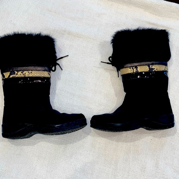 Coach Signature LORNA Winter Boots Women's size 7 - Picture 2 of 7